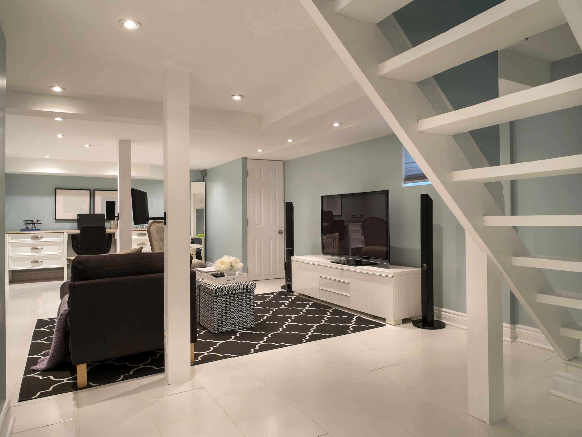 Basement Renovation in Oakville
