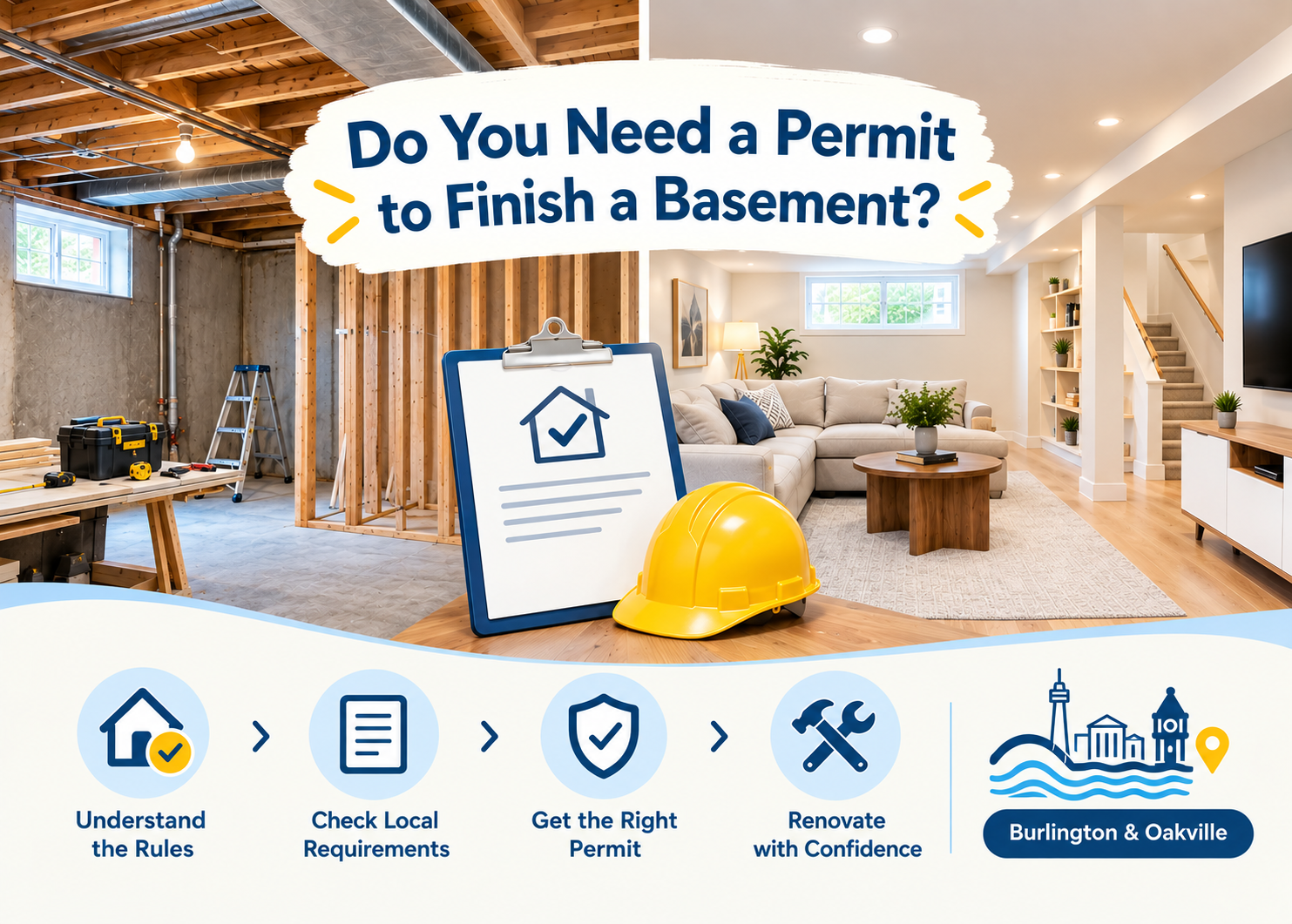 Permit to Finish a Basement or Renovate
